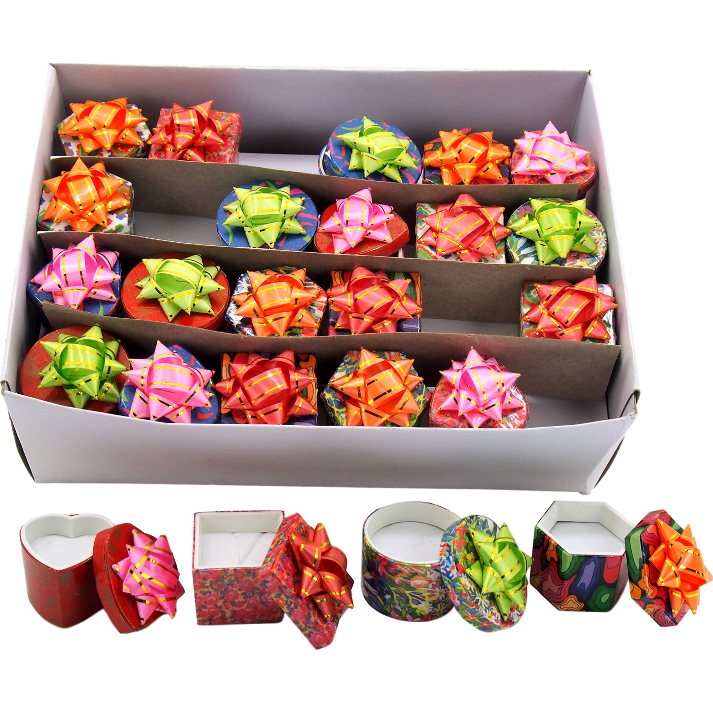Ring Mini Hat Gift Box Assortment 192Pcs