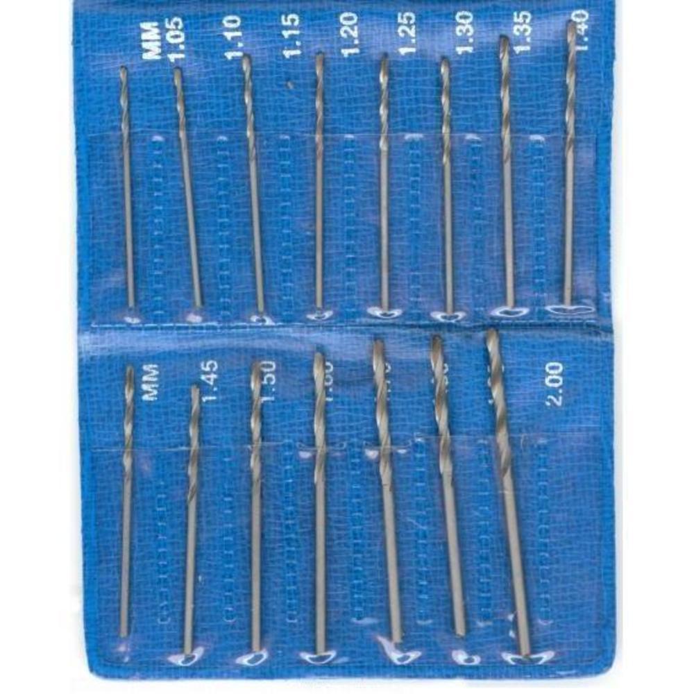 High Speed Steel Twist Drill Bits 15Pcs