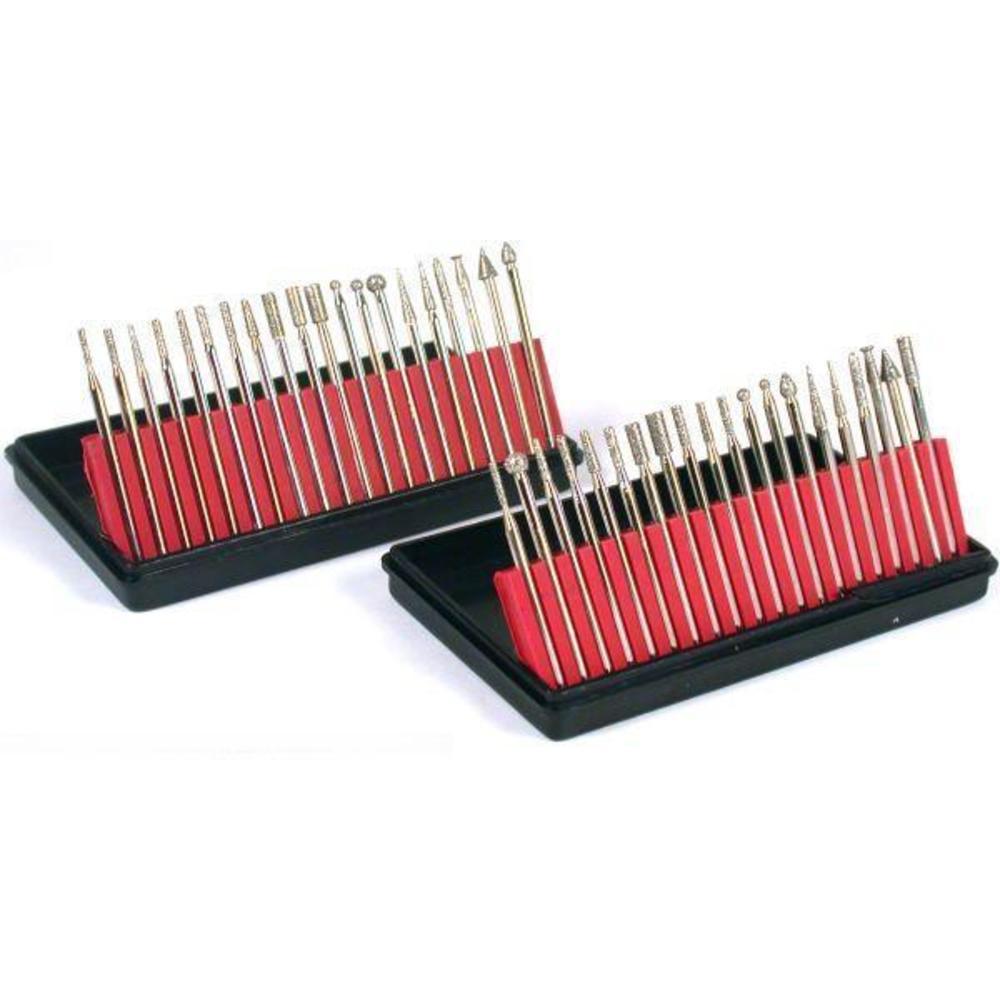 40 Diamond Coated Burs Lapidary Rock Shaping Jewelers Tools FindingKing