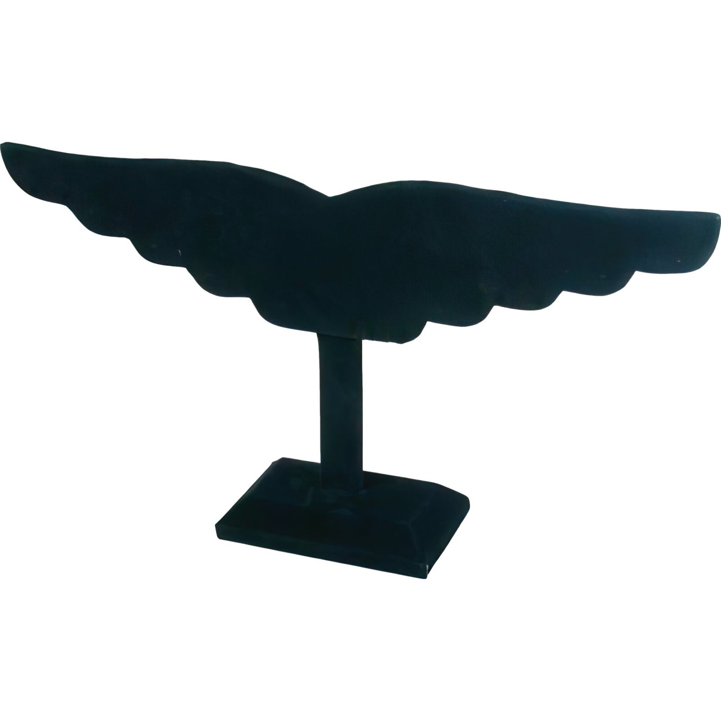 Black Velvet Wing Style Earring Showcase & Countertop Jewelry Displays Kit 6 Pcs
