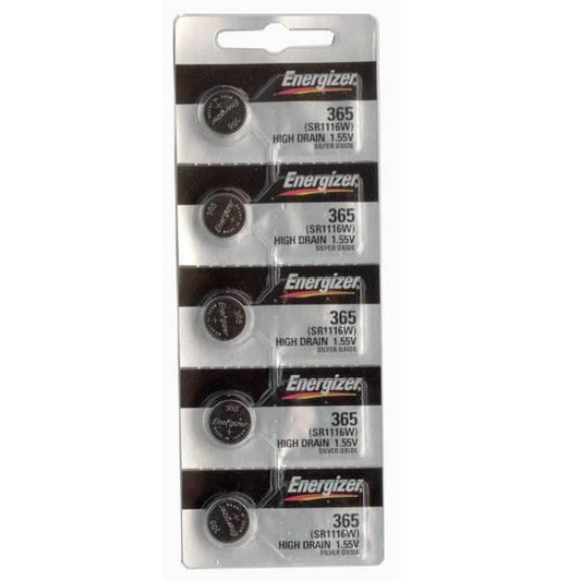 #365 SR1116W Energizer Watch Batteries 5Pcs