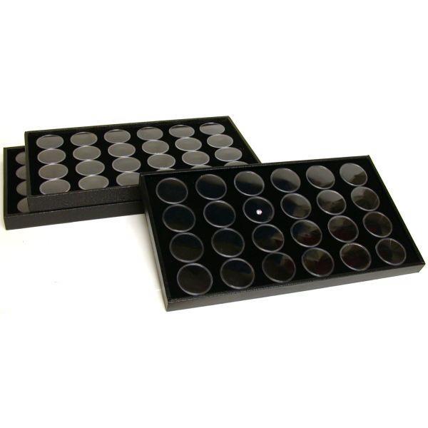 Buy Findingking 2 Black 18 Slot Coin Jewelry Showcase Display Tray Inserts in Ch Buy Findingking 2 Black 18 Slot Coin Jewelry Showcase Display Tray Inserts in Ch