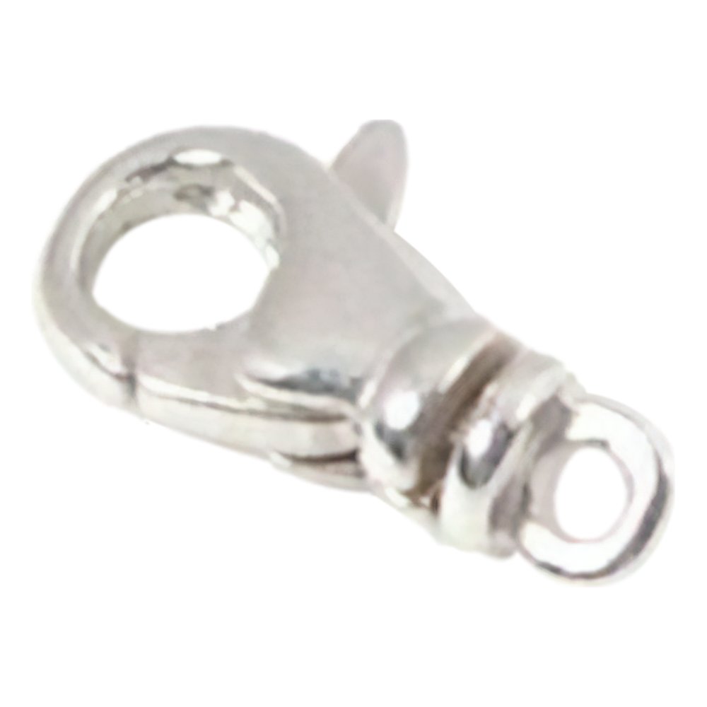 2 Sterling Silver Lobster Clasps 8 x 13.5mm