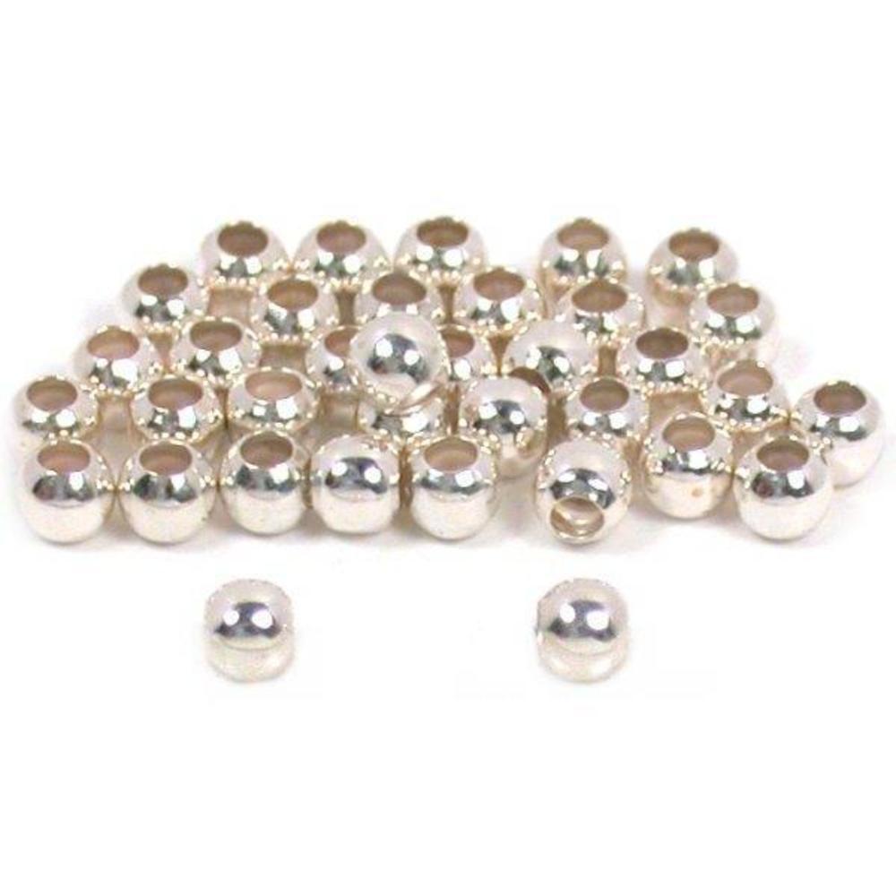 Ball Sterling Silver Beads 2.5mm 36Pcs – FindingKing