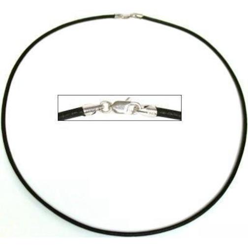 Leather Cord Necklaces 18" 4Pc Set