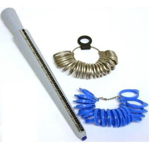 thumbnail image 2 of RING SIZE STICK MANDREL FINGER GGE RING SIZER SE... - Vicedeal 2 of 13