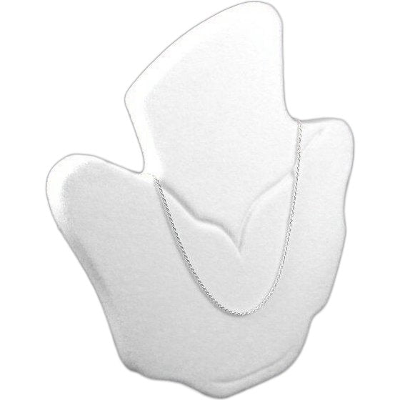 Neck Display Flocked Plastic 7 1/8"