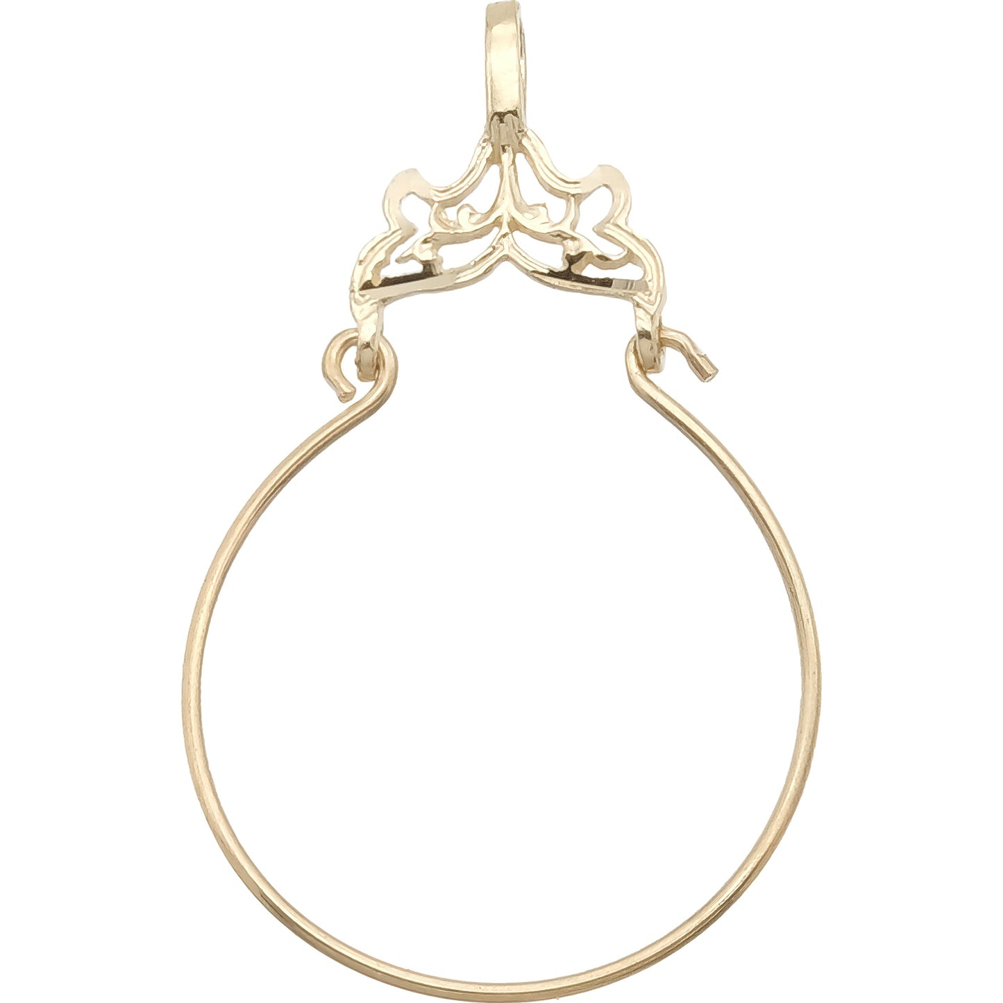 Charm Holder 14k Gold 28mm