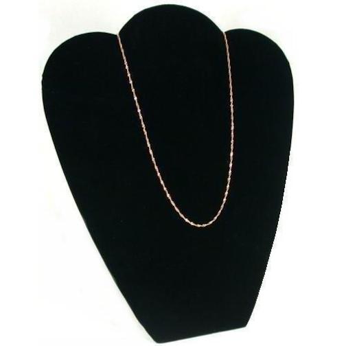 10 Black Velvet Necklace Pendant Jewelry Bust Display