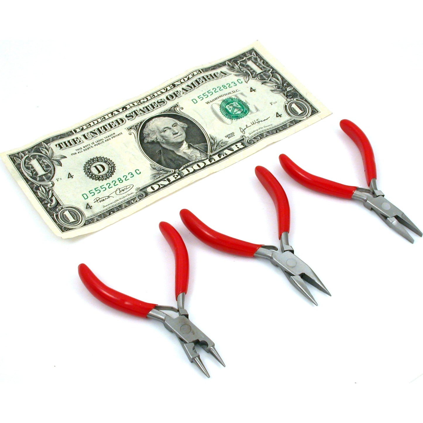 Nose Round Chain & Flat Pliers Jewelers Jewelry Repair Tools Set 6 Pcs