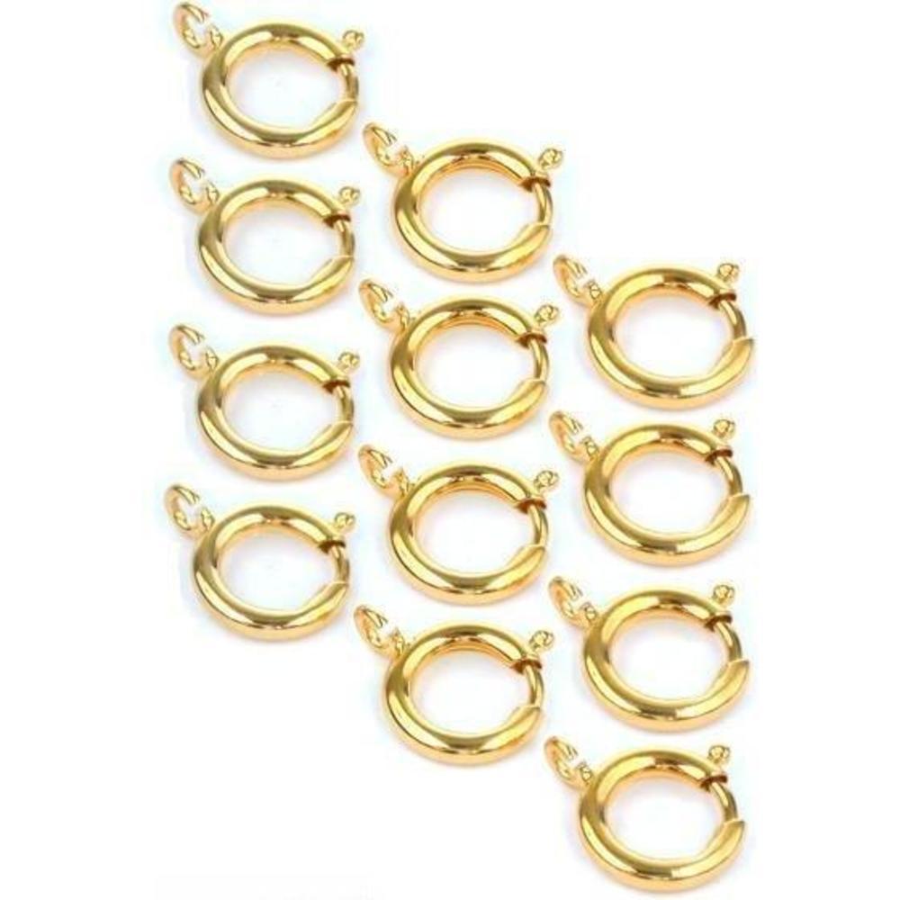 12 Pocket Watch Connectors Fobs Gold Plated 12mm Parts
