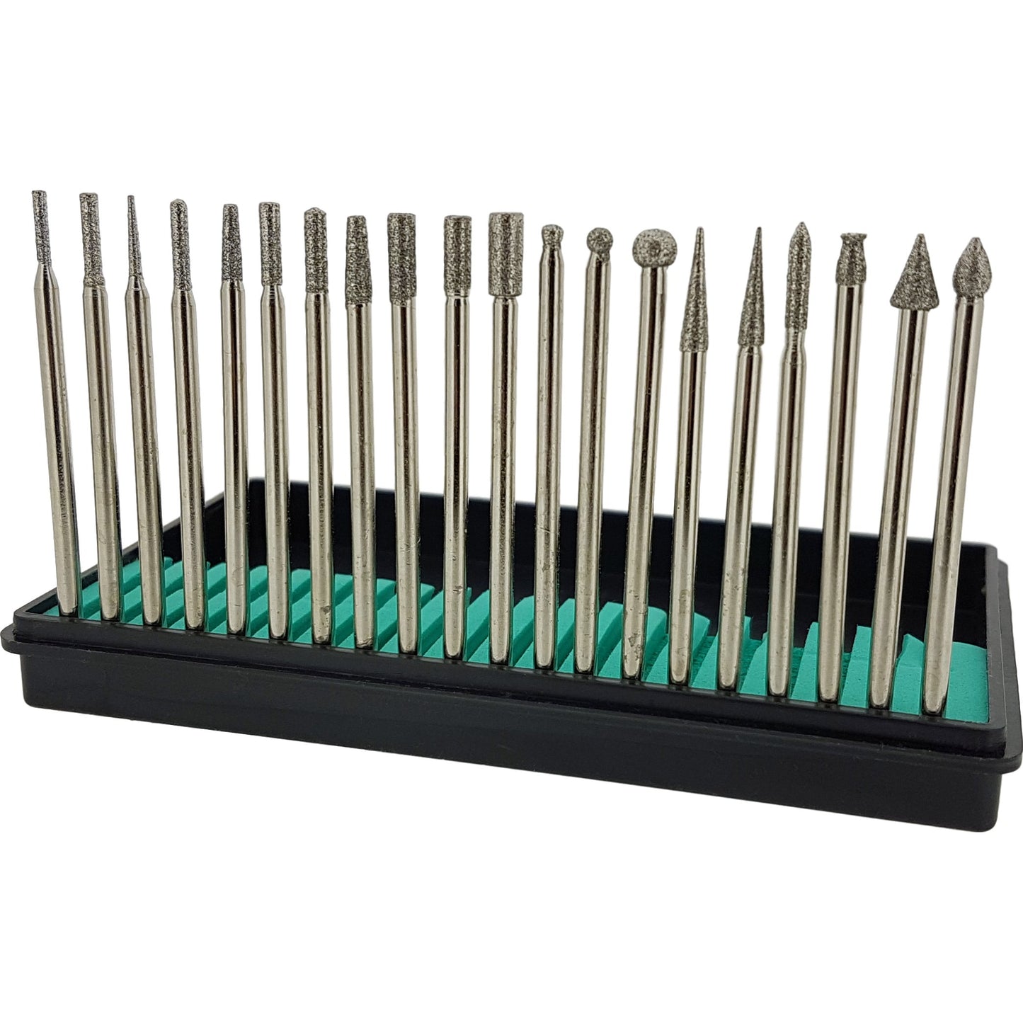 Euro Tool Bur Stand & 40 Diamond Grinding Burs Set
