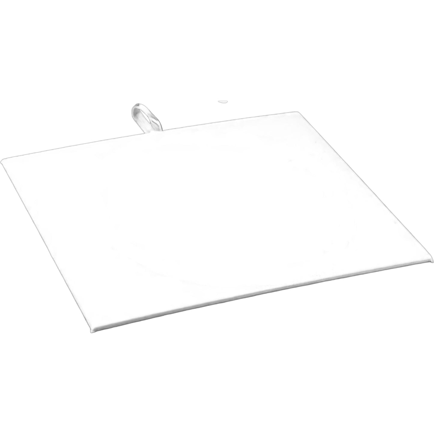 6 White Leather Jewelry Chain Display Pad Showcase Tray Inserts 7 3/4"