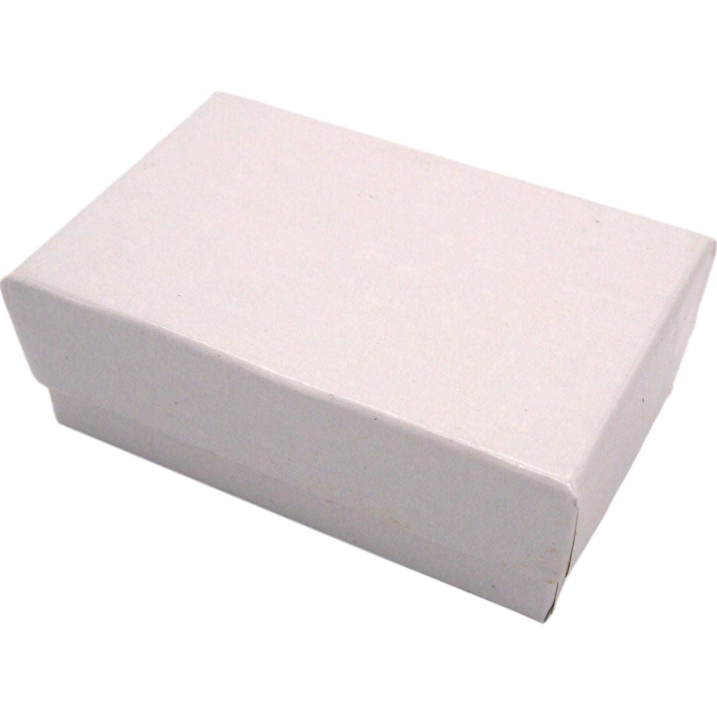Cotton Filled Jewelry Gift Boxes White 2 5/8" 100Pcs