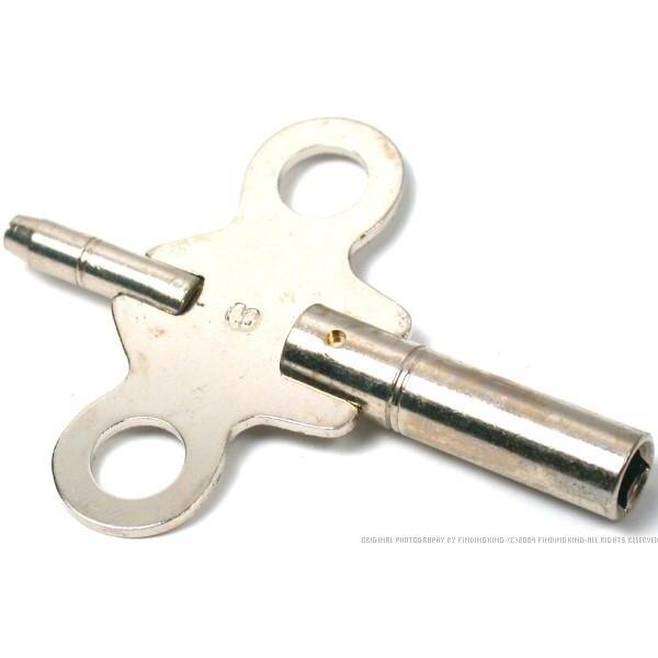 American Clock Double End Winder Key Size 8 & 1.95mm
