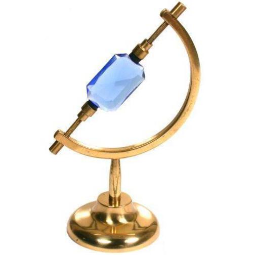 Gem Display Stand Brass