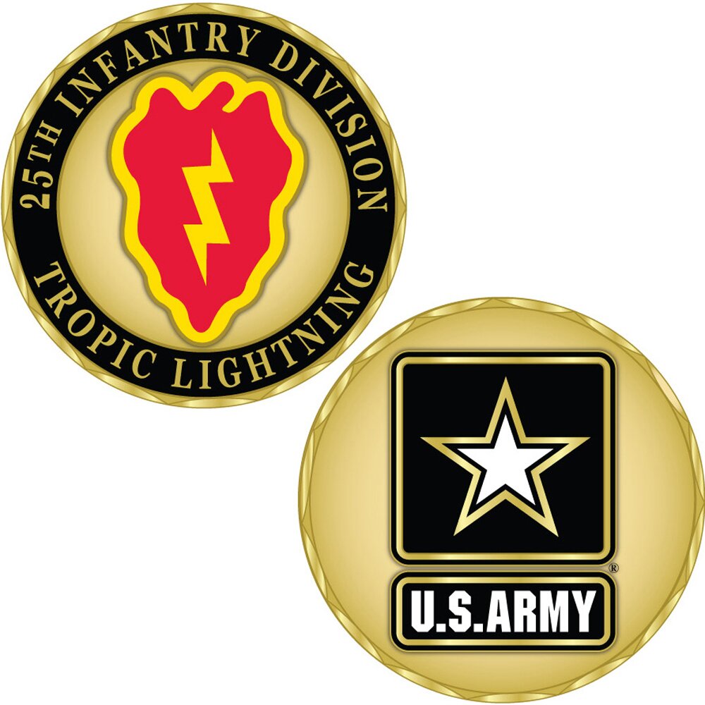 U.S MilitaryChallenge Coin-25th Infantry Division