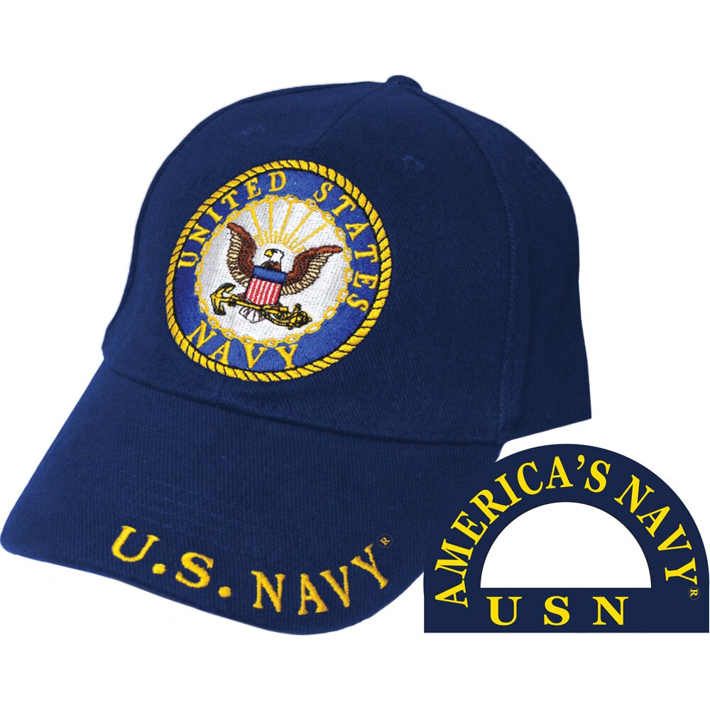 U.S. Navy Adjustable Baseball Cap Navy Blue