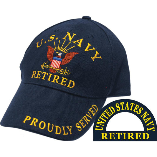 U.S. Navy Retired Hat Blue