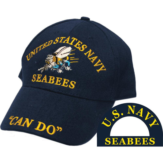 United States Navy Seabees Hat Blue