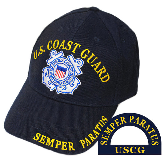 U.S. Coast Guard Semper Paratus Hat Black