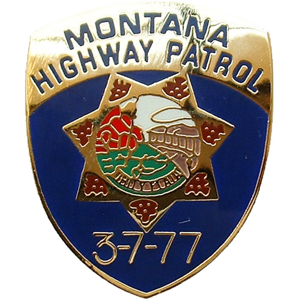 Montana Highway Patrol Pin 1"
