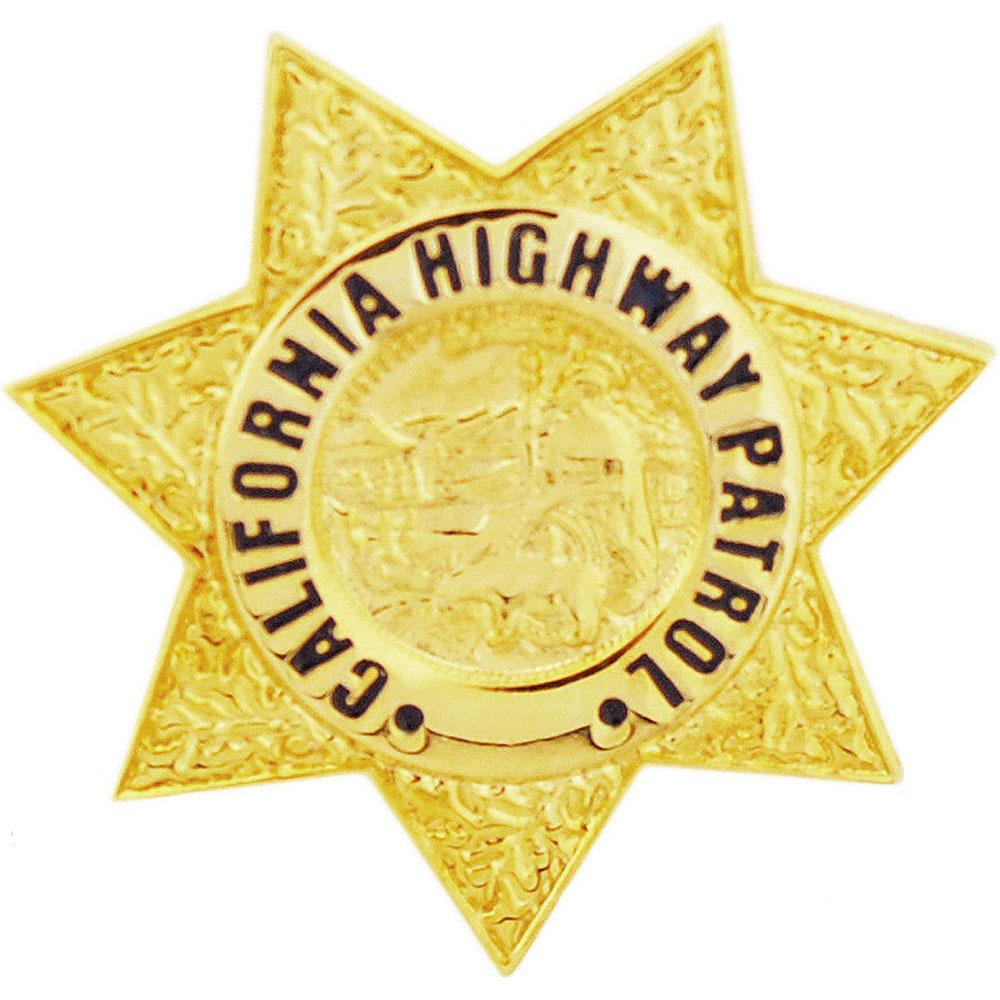 California Highway Patrol Badge Pin 1"