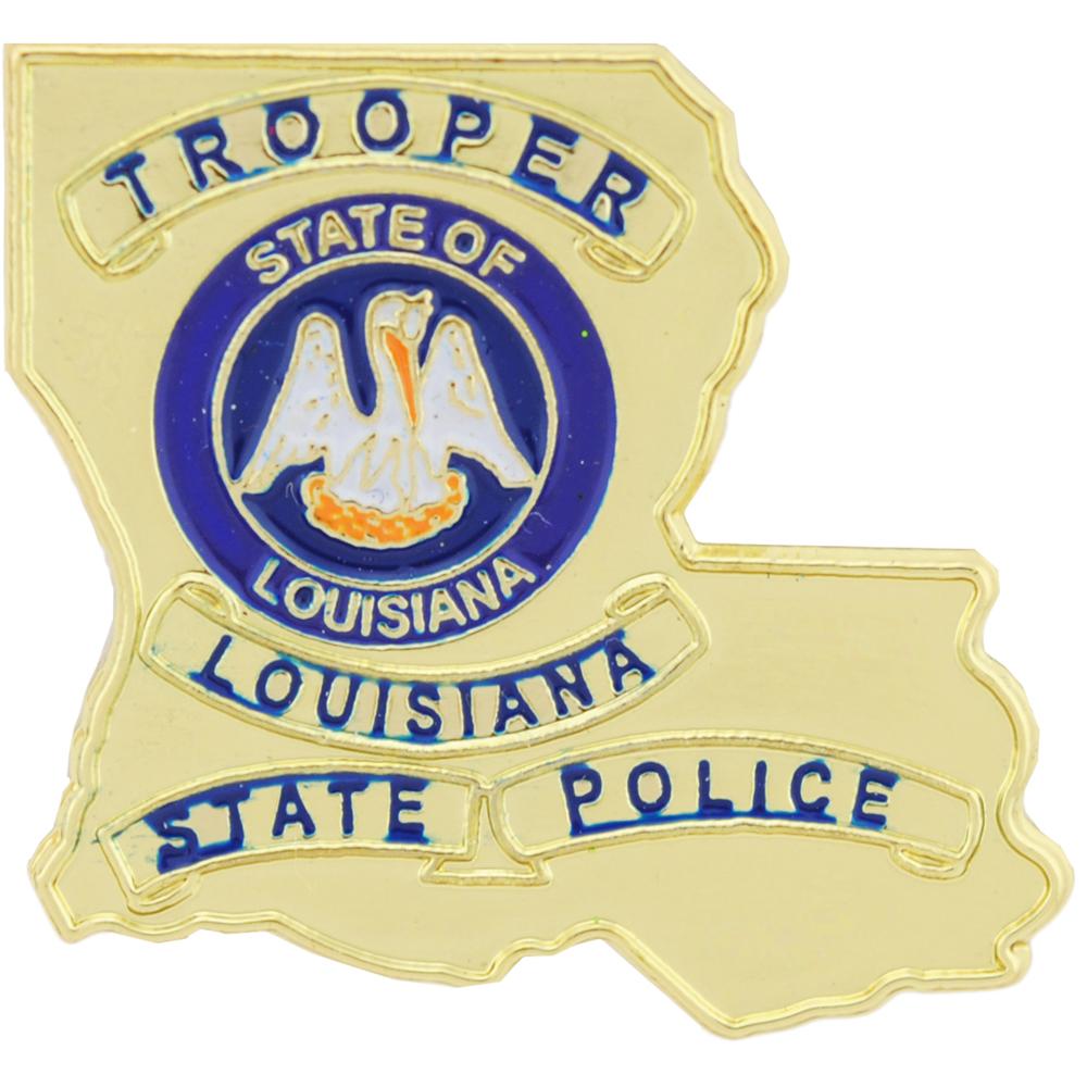 Louisiana State Police Badge Pin 1"