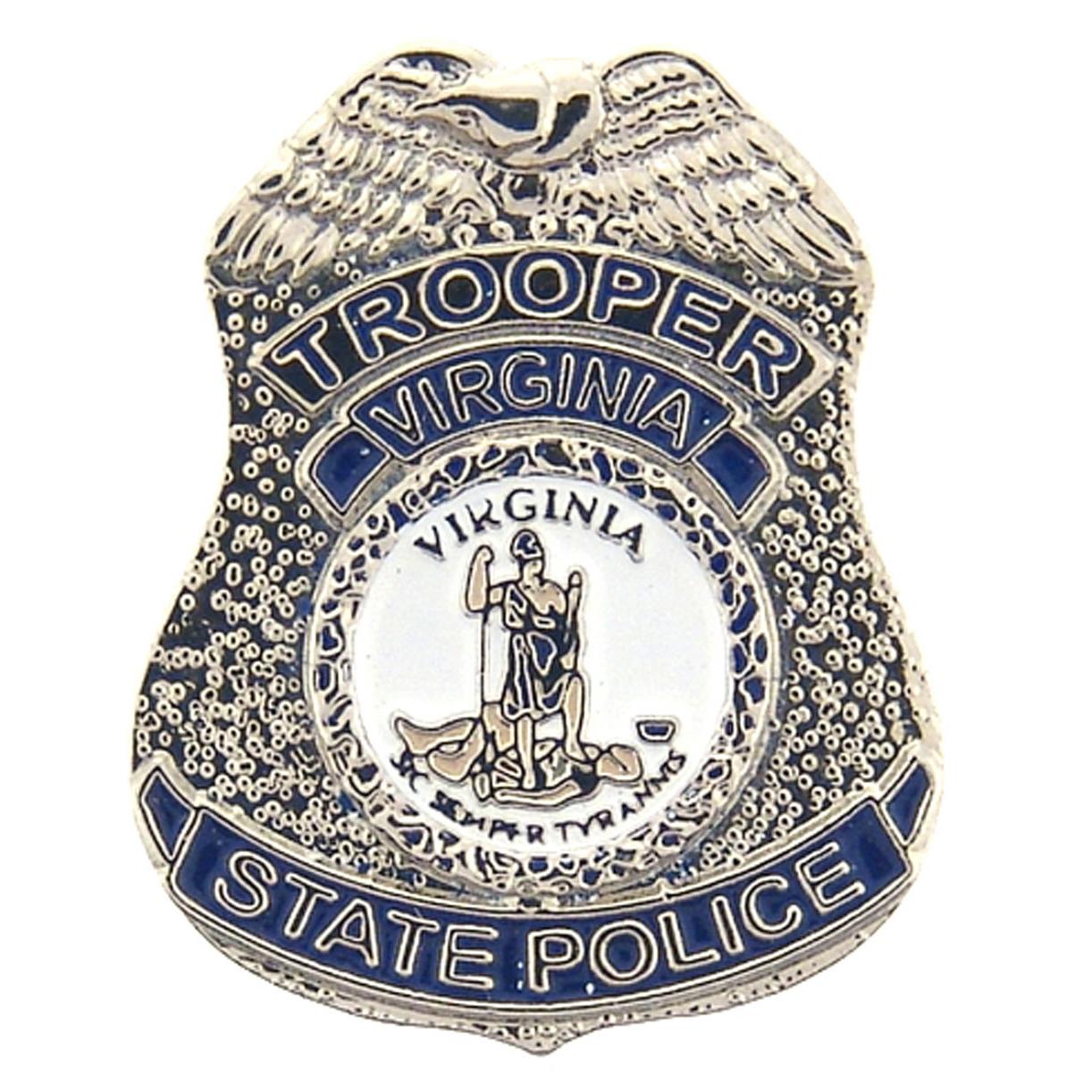 Virginia State Police Badge Pin 1"