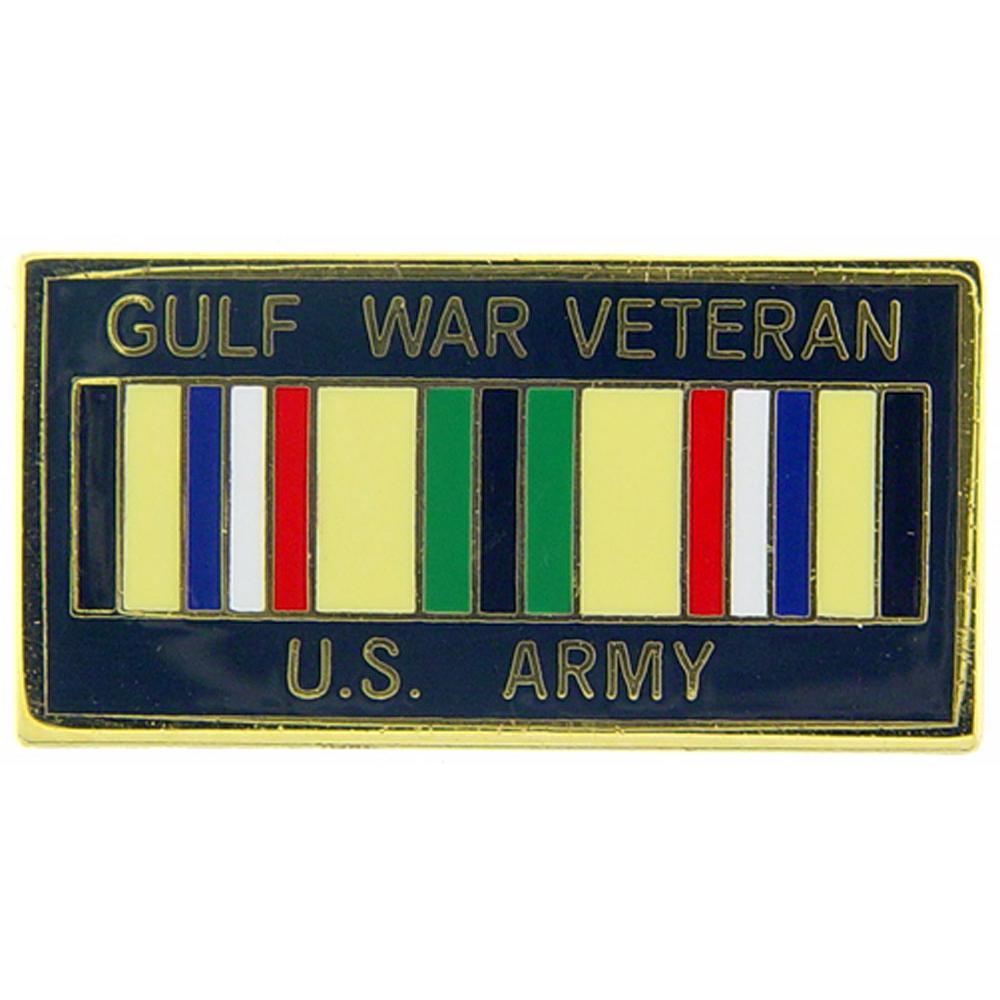 U.S. Army Gulf War Veteran Ribbon Pin 1"
