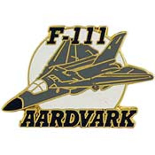F-111 Aardvark Airplane Pin 1 1/2"