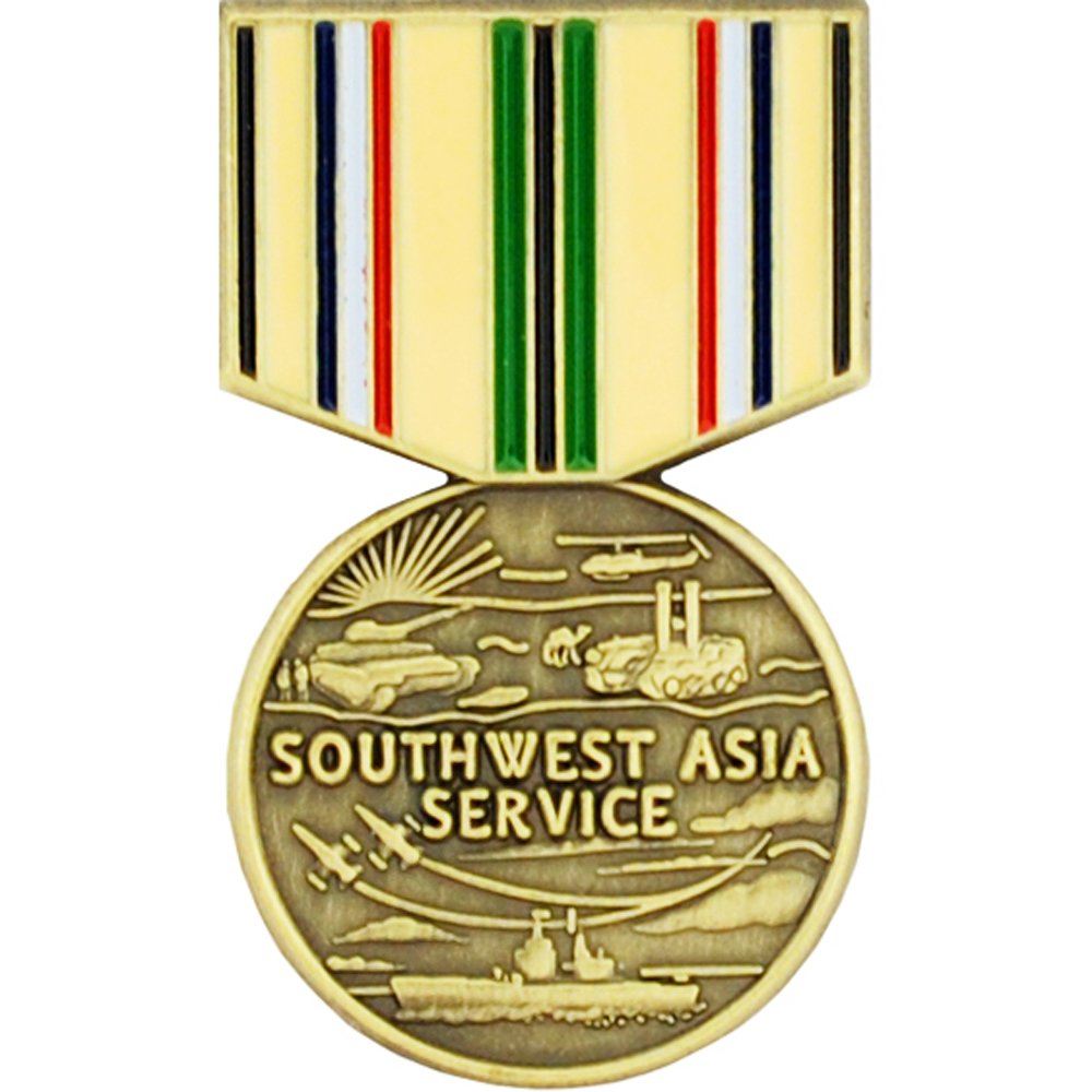 Southwest Asia Service Medal 1 3/16"