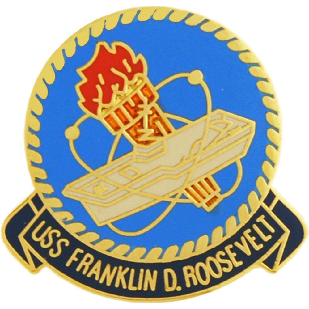U.S. Navy USS Roosevelt Pin 1"