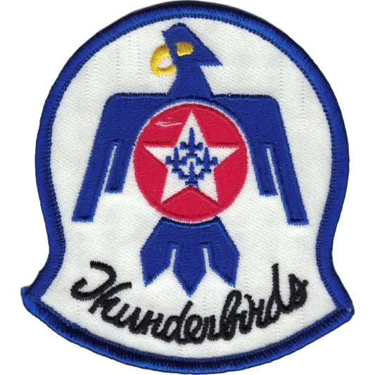 U.S. Air Force Thunderbirds Patch White & Blue 3"