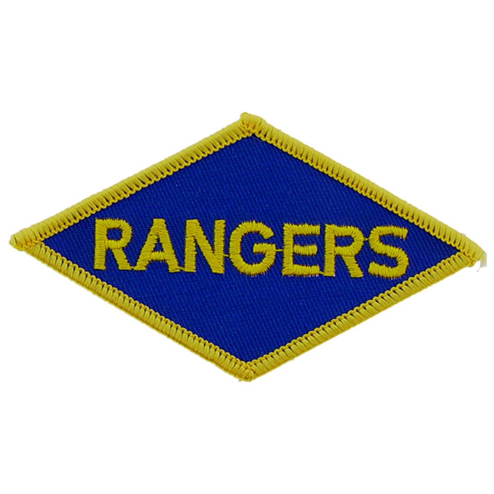 U.S. Army Rangers Patch Blue & Yellow 4"
