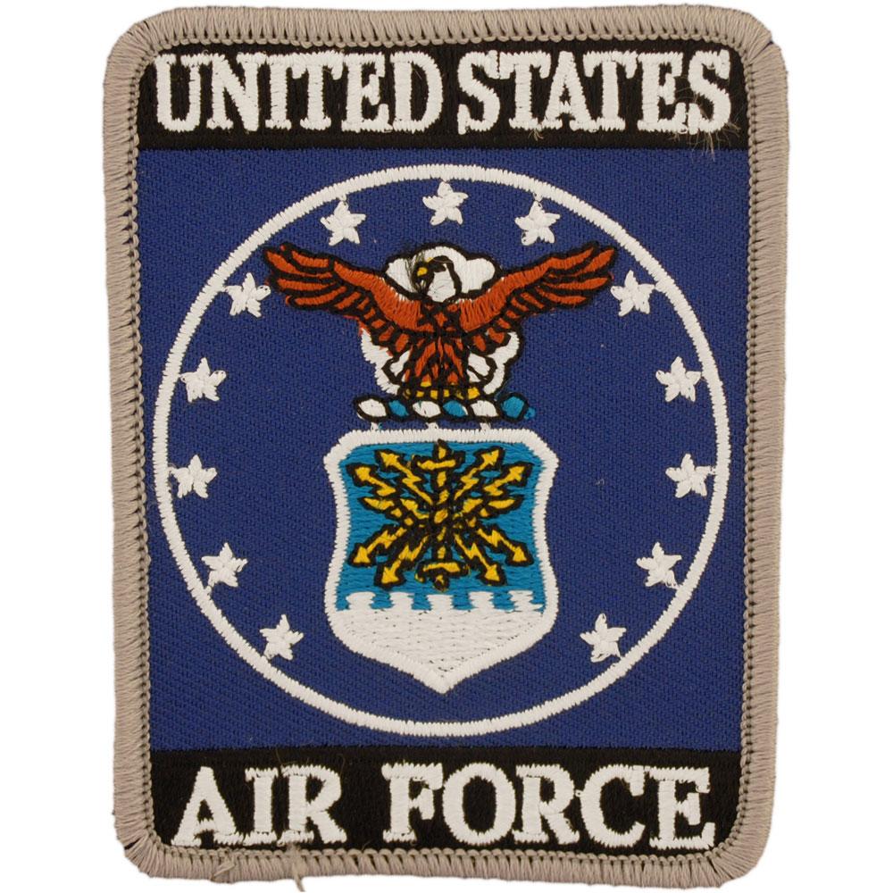 U.S. Air Force Logo Patch Blue & White 3"