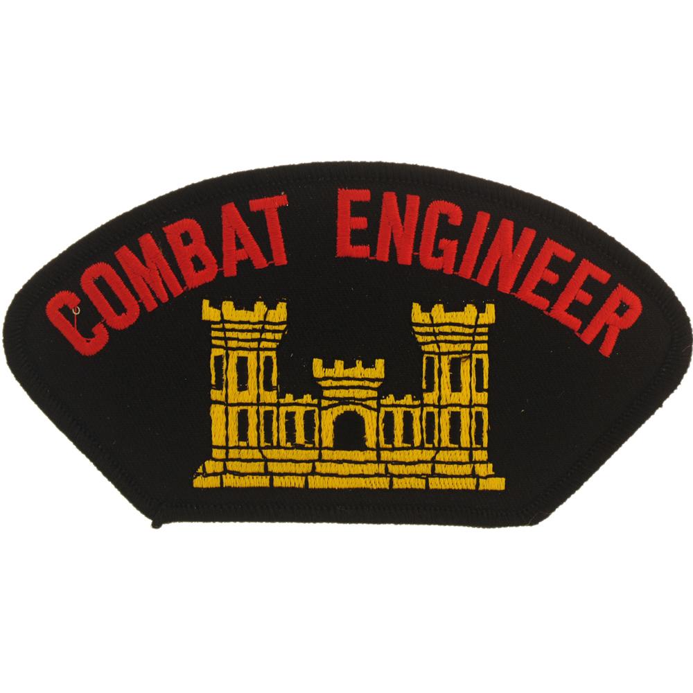 U.S. Army Combat Engineer Hat Patch 2 3/4" x 5 1/4"