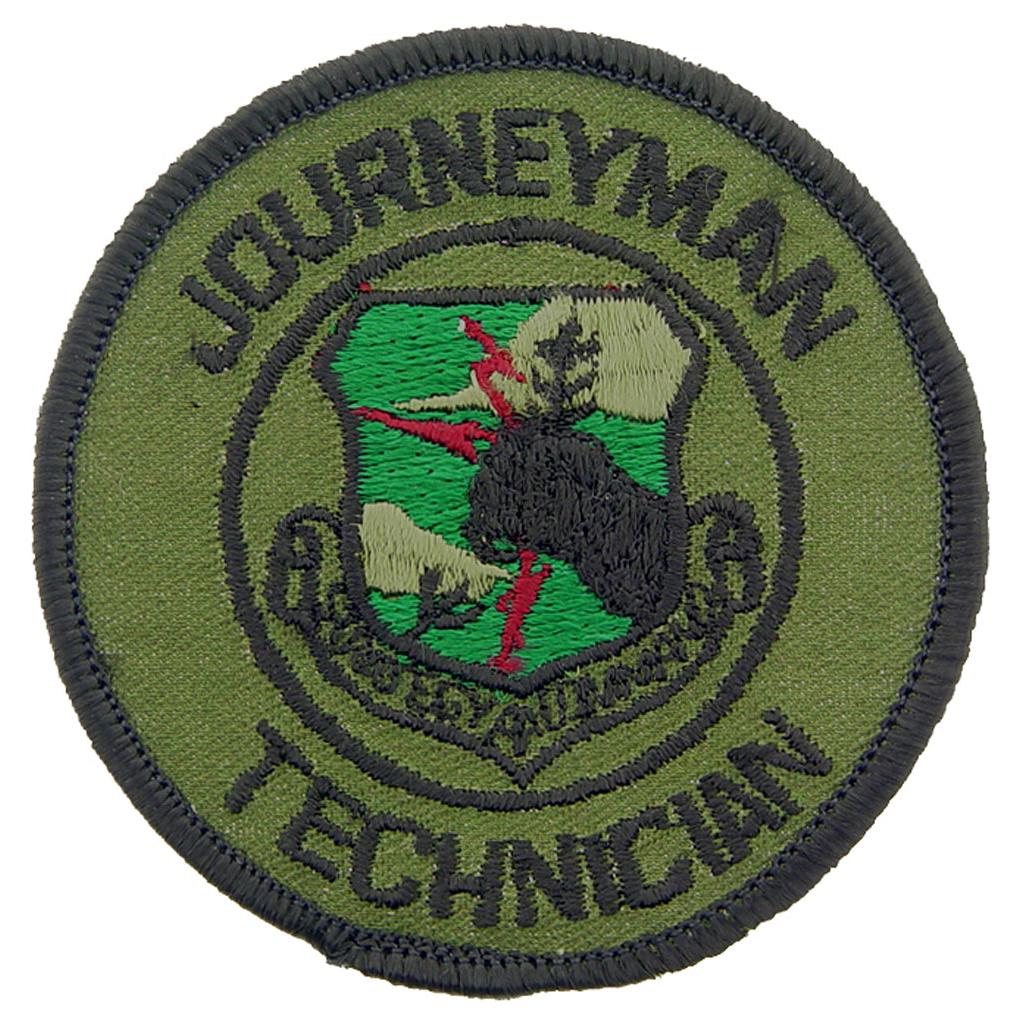 U.S. Air Force SAC Journeyman Technician Patch Green