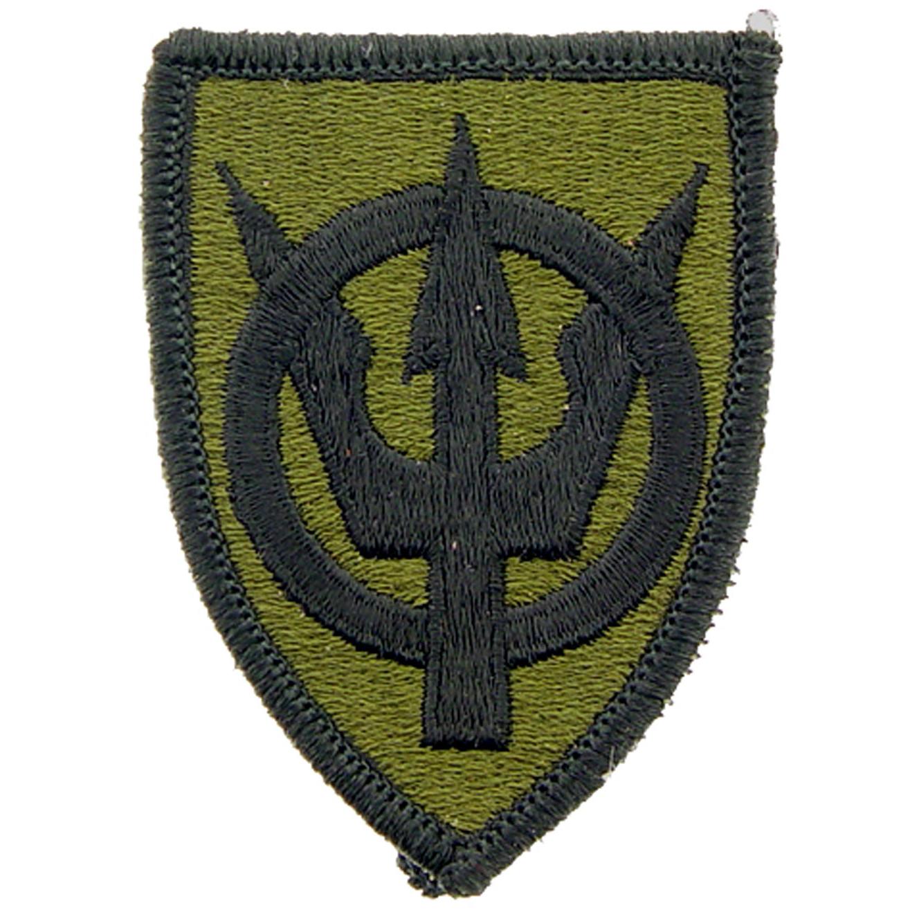 U.S. Army 4th Transportation Brigade Patch Green