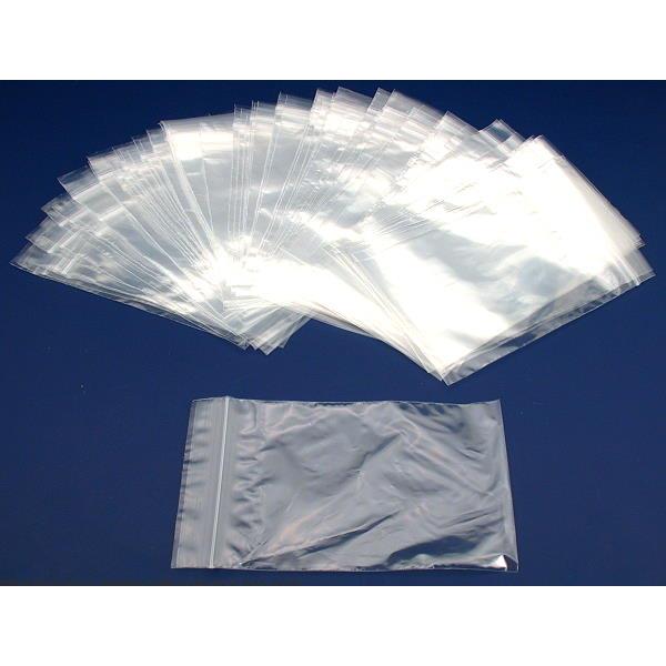1000 Poly Bag 2 Mil Clear Envelopes Zipper Shipping Bags 4" x 6"