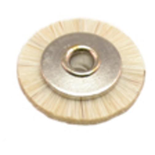 12 Soft Bristle Wheel Brush, 9/16" Diameter 3/32" Arbor Hole