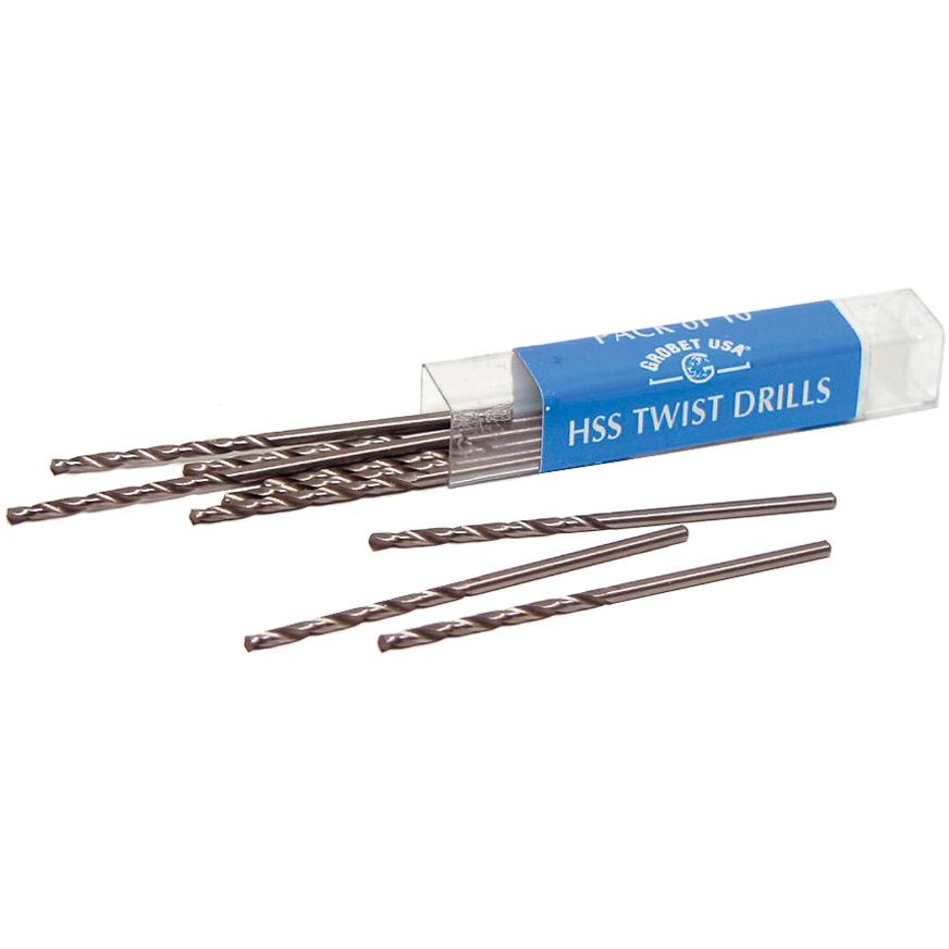 Twist Drills, Package of 10, Size 58, Item No. 28.476