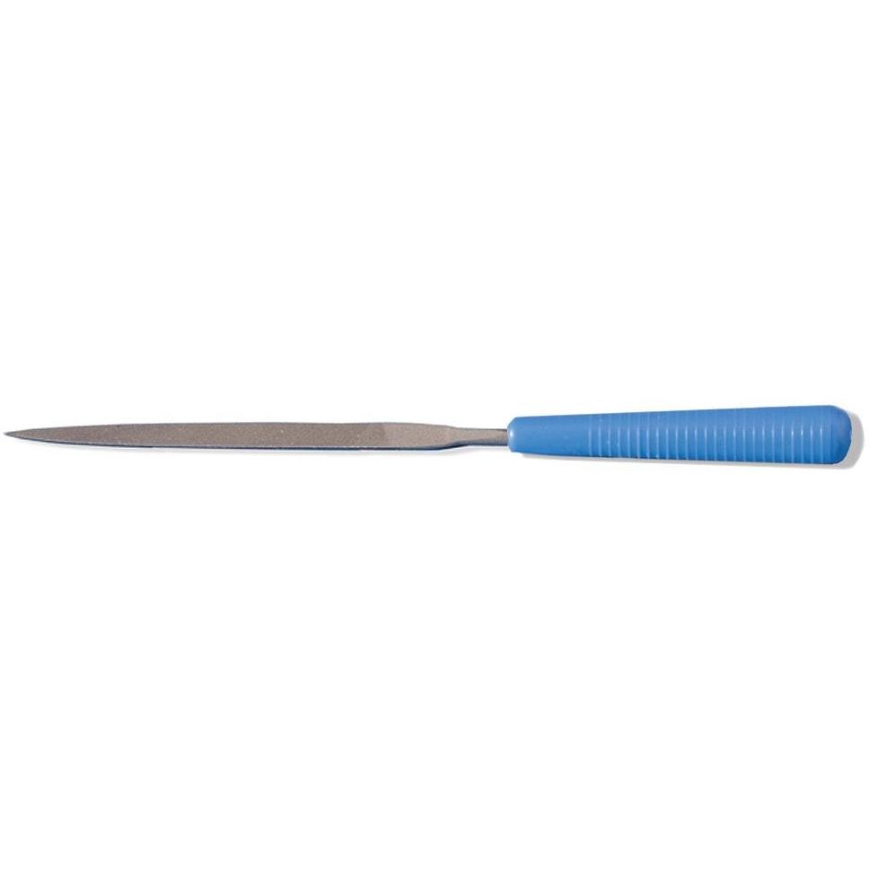 Grobet 14cm Warding Needle File w/Handle, Cut 4, Item No. 30.661