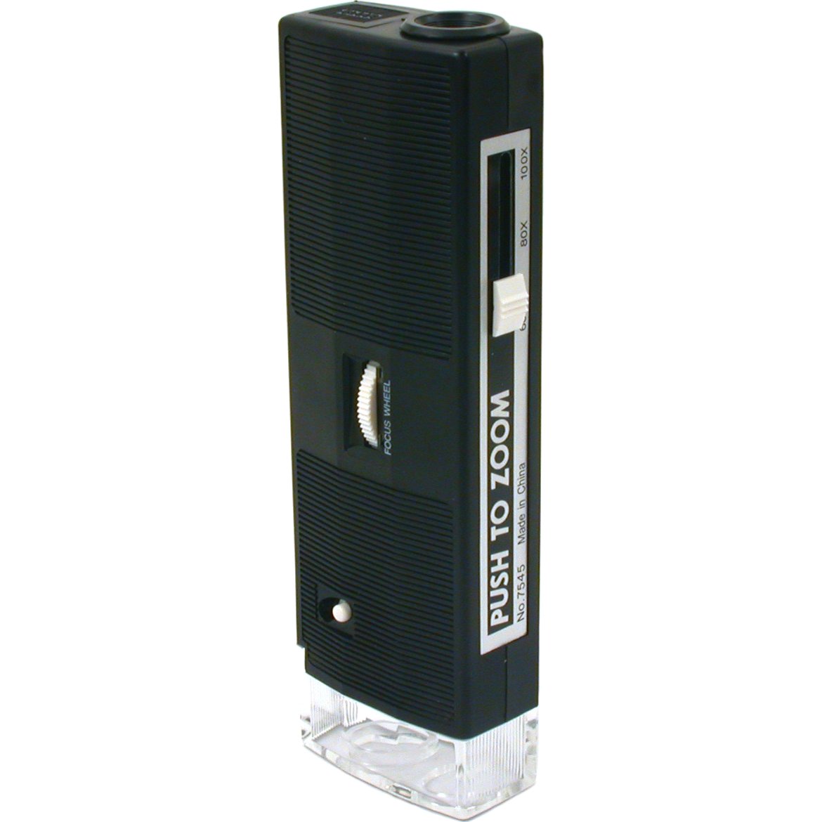 10X Loupe Illuminated Magnifier Microscope 60X to100X Jewelers Magnifying Tools