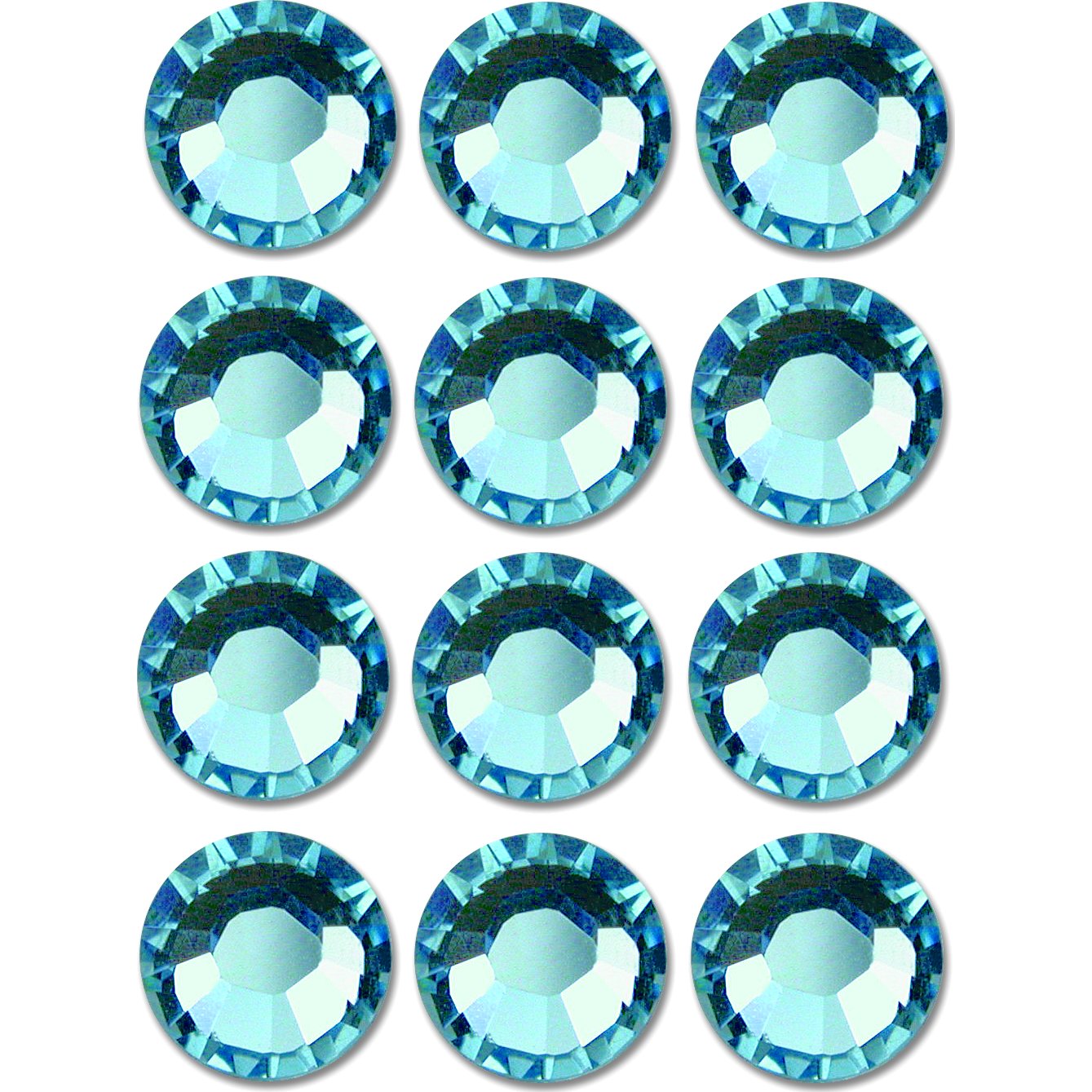 Flatback Swarovski Crystal Rhinestones Aqua
