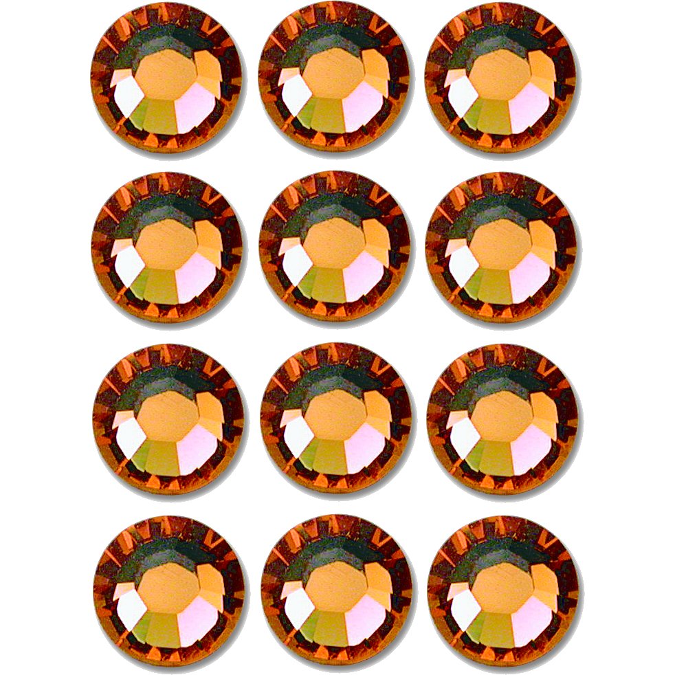 Flatback Swarovski Crystal Rhinestones Topaz