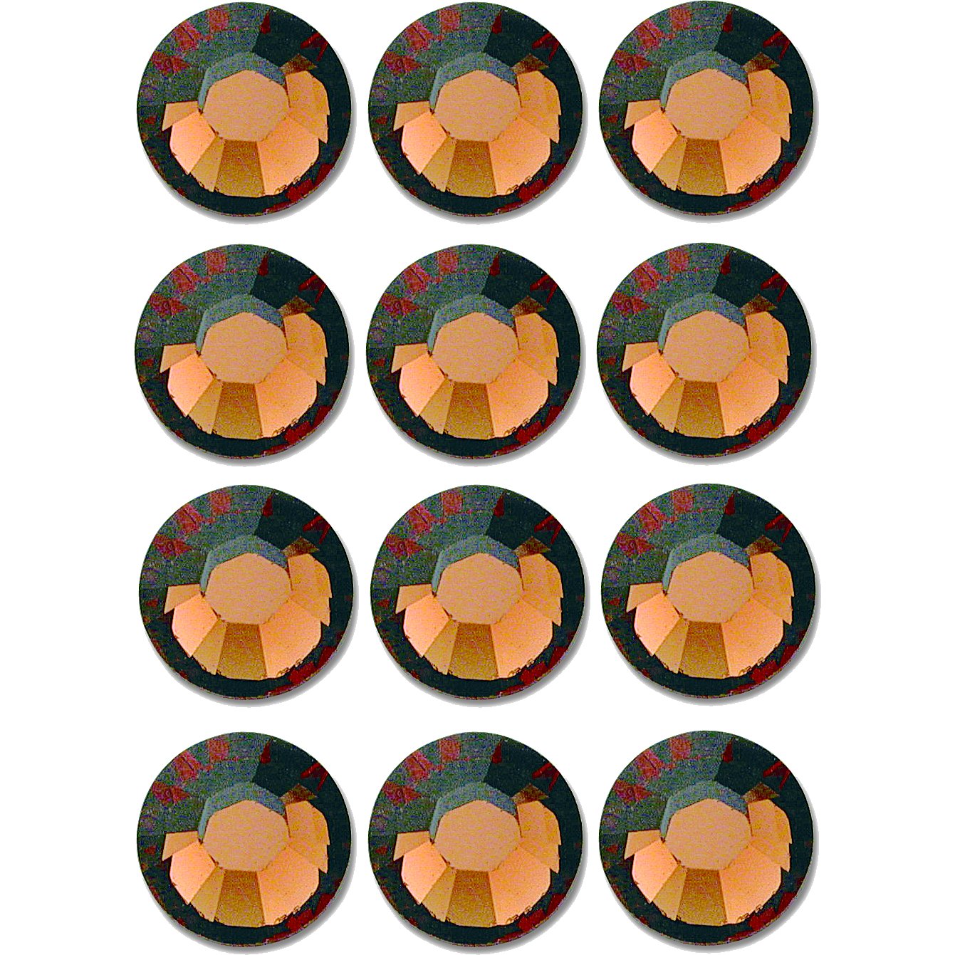 Flatback Swarovski Crystal Rhinestones Smoke Topaz
