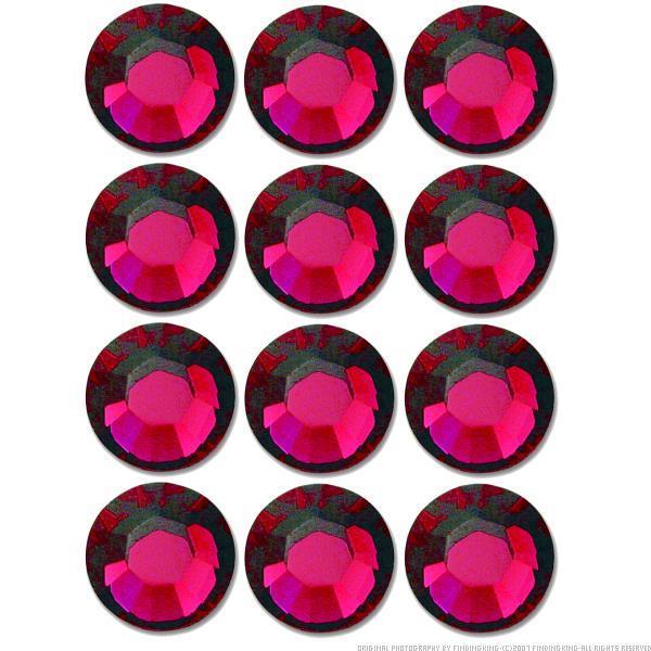Flatback Swarovski Crystal Rhinestones Ruby
