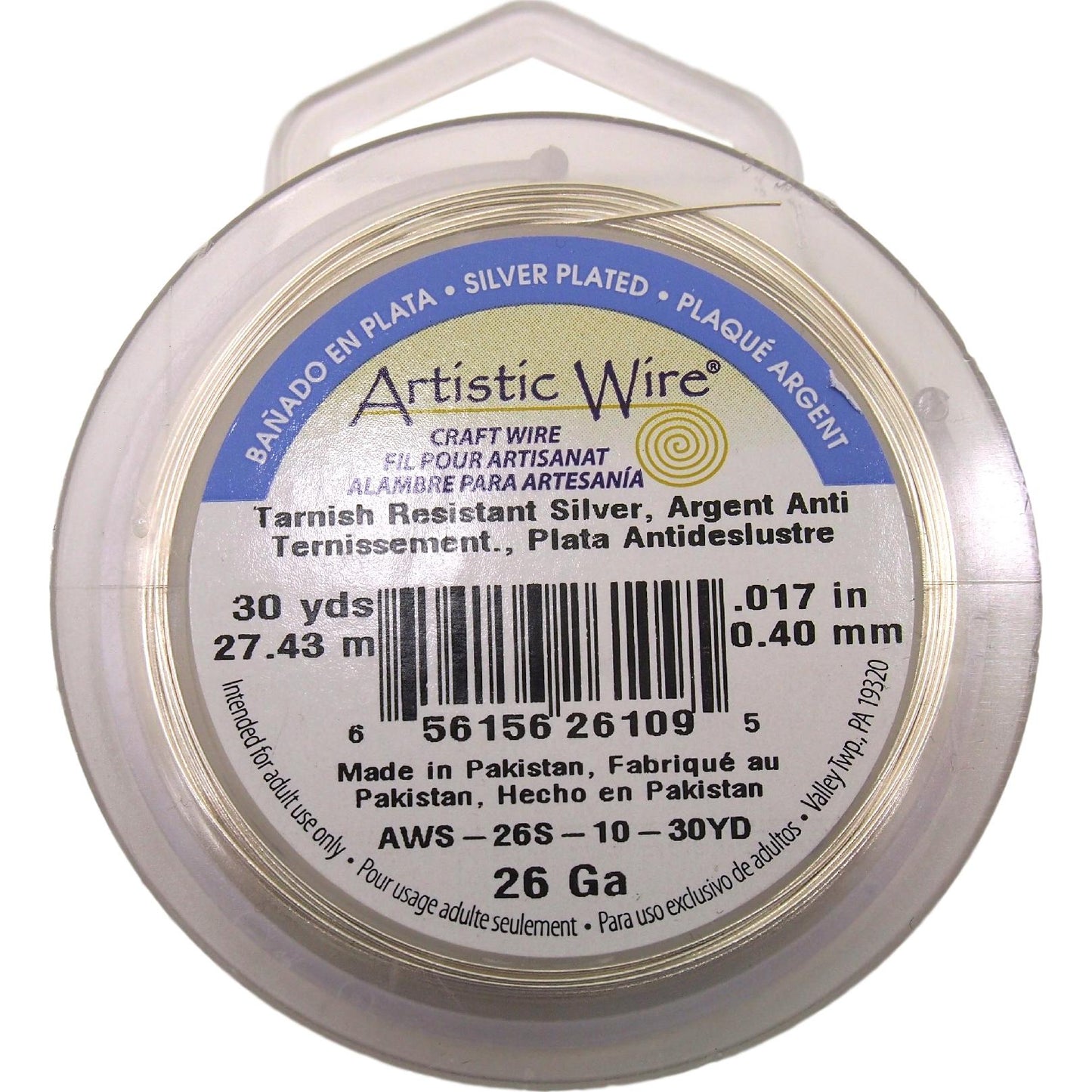 26 Gauge Gold Tone & Non-tarnish Silver Plated Artistic Craft Wire Kit 2 Pcs