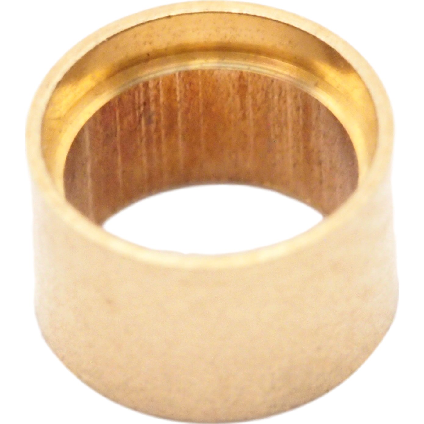 14K Yellow Gold Round Straight Bezel Setting 0.6ct 5.4mm